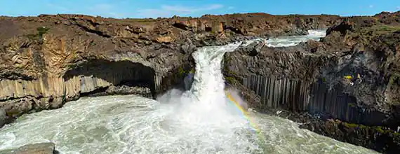 Aldeyarfoss waterfall