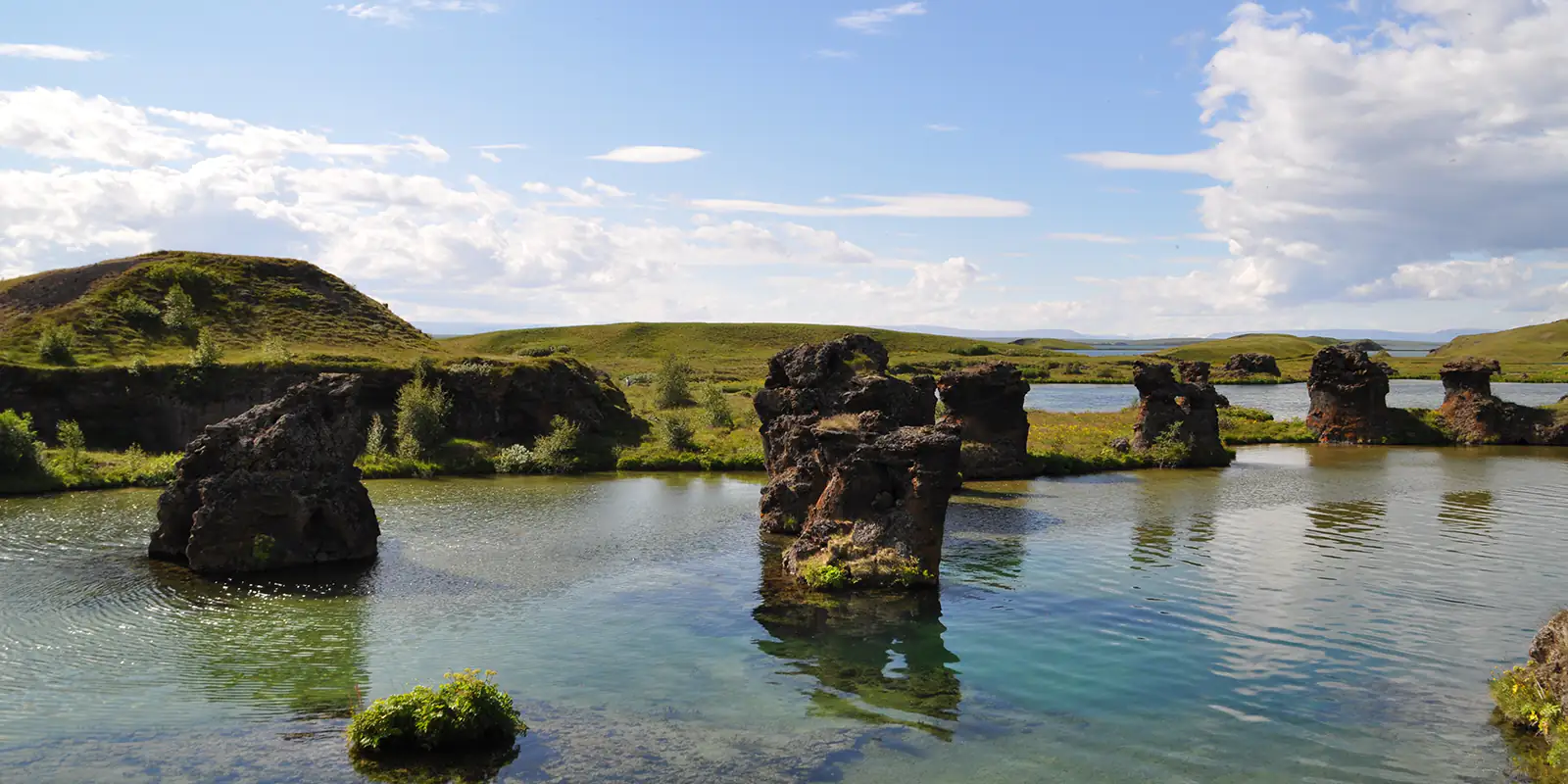 lago di myvatn in Islanda