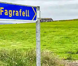 Fagrafell guesthouse in Iceland